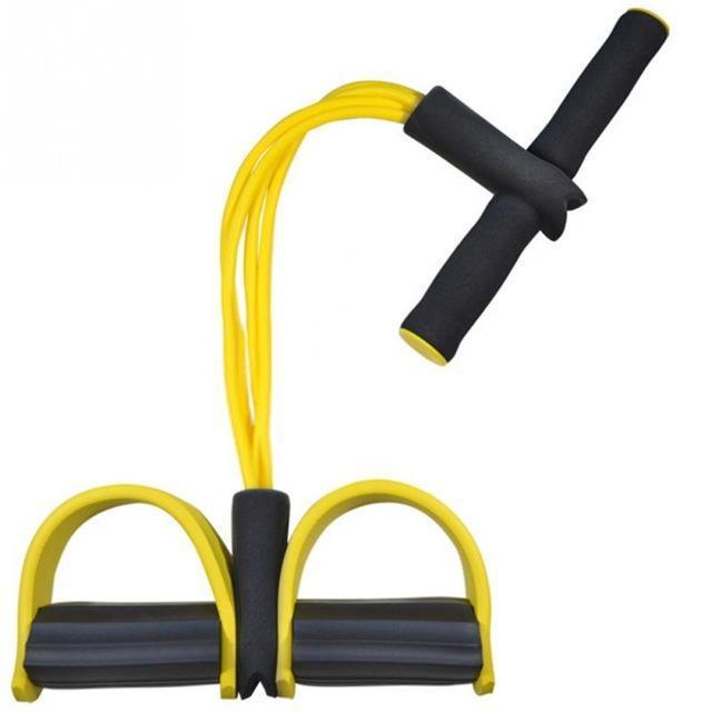 shopping כושר KALOAD Yoga Pull Rope Resistance Bands Abdominal Spring Exerciser Sport Fitness Crunches Rope
