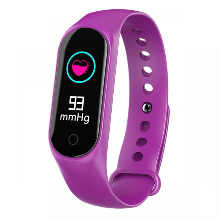 shopping כושר XANES M3S 0.96" TFT Color Screen Dynamic IP67 Waterproof Smart Watch Pedometer Heart Rate Blood Pressure Monitor Smart Br