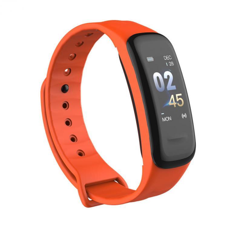 shopping כושר XANES C1 Plus 0.96" Color Touch Screen IP67 Waterproof Smart Bracelet Pedometer Heart Rate Blood Pressure Monitor Fitness