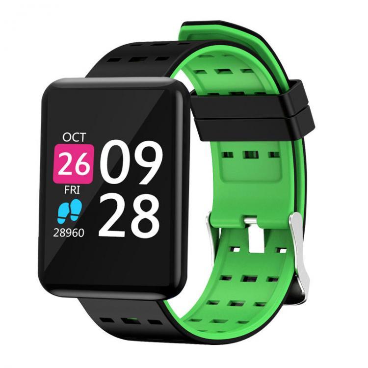 shopping כושר XANES&reg; J20 1.44'' IPS Color Screen IP67 Waterproof Smart Watch Heart Rate Monitor Motion Data Tracking Fitness B