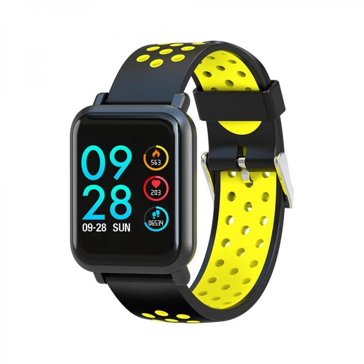 shopping כושר XANES SN60Plus 1.22'' IPS Color Screen IP68 Waterproof Smart Watch Blood Pressure Heart Rate Monitor Fitness Sports Brac