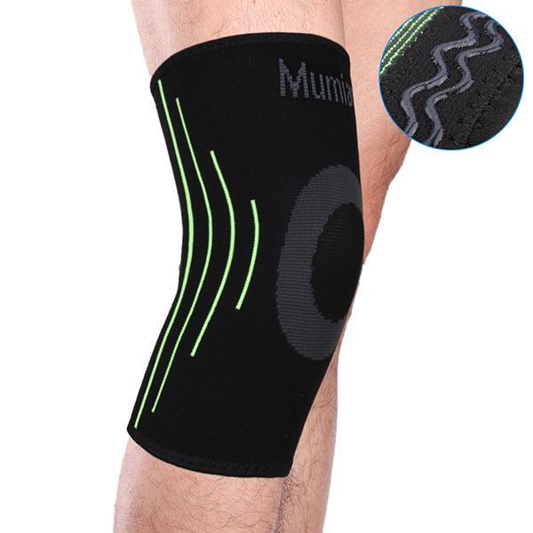 shopping כושר Mumian A08 Silicone Slip-Resistant Knitting Sports Knee Pad Sleeve Brace - 1PC