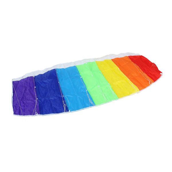shopping סקייטבורד וספורט בחוץ Rainbow Pattern 2m Frameless Flying Kite Dual Lines Control