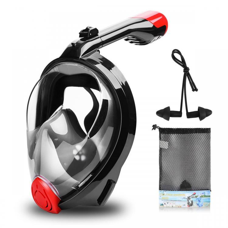 shopping סקייטבורד וספורט בחוץ Full Face Snorkeling Mask Underwater Anti Fog Swim Diving Scuba Mask With Detachable Camera Holder