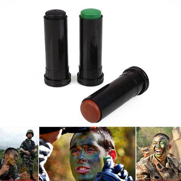 shopping סקייטבורד וספורט בחוץ 3pcs/box 3 Colors Body Painting Military Enthusiasts CS Outdoor Field Bionic Oil Camouflage Oil
