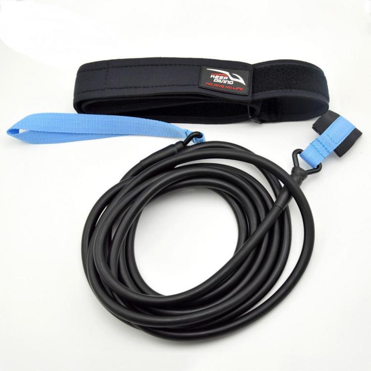 shopping סקייטבורד וספורט בחוץ KEEP DIVING ST-002 4M Latex Resistance Bands Tension Tractor Swimming Trainer Diving Equipment