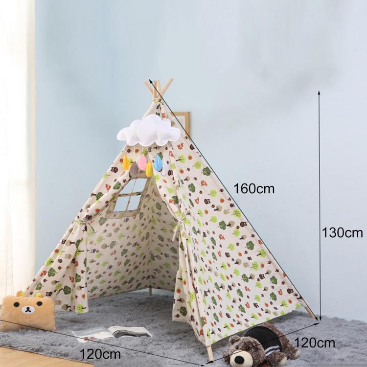 shopping סקייטבורד וספורט בחוץ 160cm Large Teepee Tent Kids Cotton Canvas Pretend Play House Boy Girls Wigwam Gift