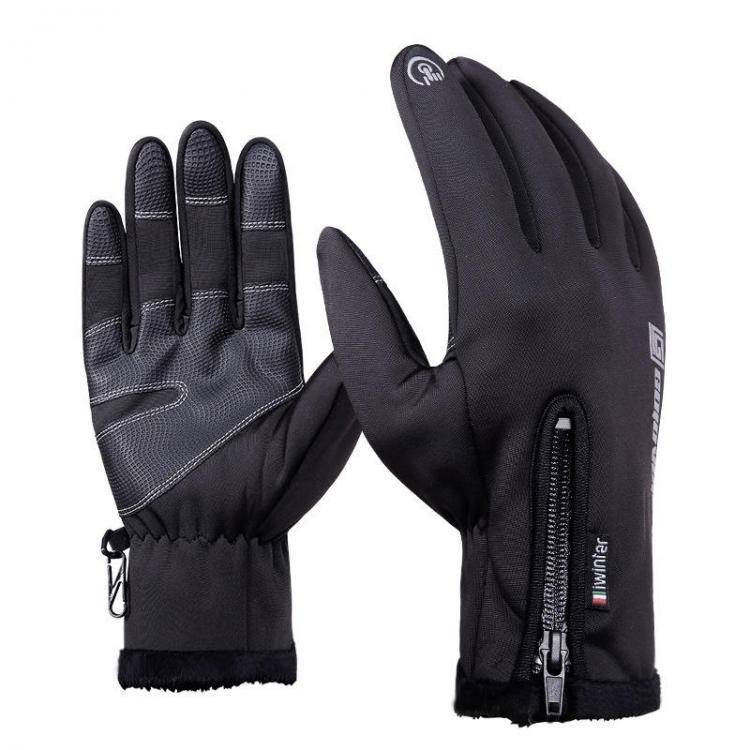 shopping סקייטבורד וספורט בחוץ DB03 Unisex Touch Screen Windproof Waterproof Sports Winter Full Finger Ski Gloves With Zipper