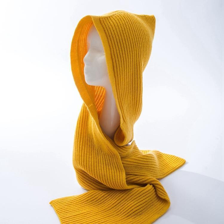 shopping סקייטבורד וספורט בחוץ Men Women Multifunctional Scarve Warm Knit Hat Autumn Winter Korean Shawl Scarf Hat