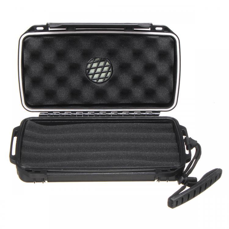 shopping מזוודות וציוד לטיולים ארוכים 5 Cigar IP68 Waterproof Humidor Cigarette Case Box Dust-proof Shockproof Outdoor Travel