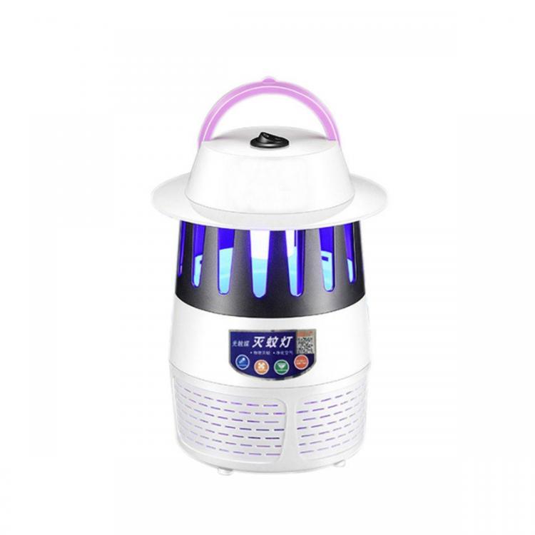 shopping מזוודות וציוד לטיולים ארוכים 8 LED USB Mosquito Dispeller Repeller Mosquito Killer Lamp Bulb Electric Bug Insect Zapper Pest Trap Light For Yard Outdoor Campin
