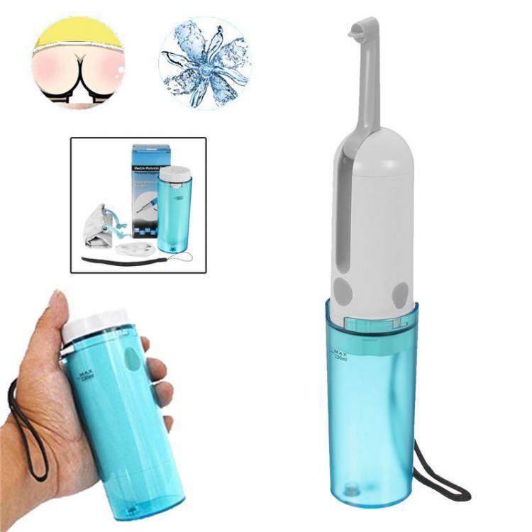 shopping מזוודות וציוד לטיולים ארוכים IPRee&reg; Portable Electric Irrigator Handheld Bidet Travel Handy Sprayer Shattaf Toilet Wash Kit