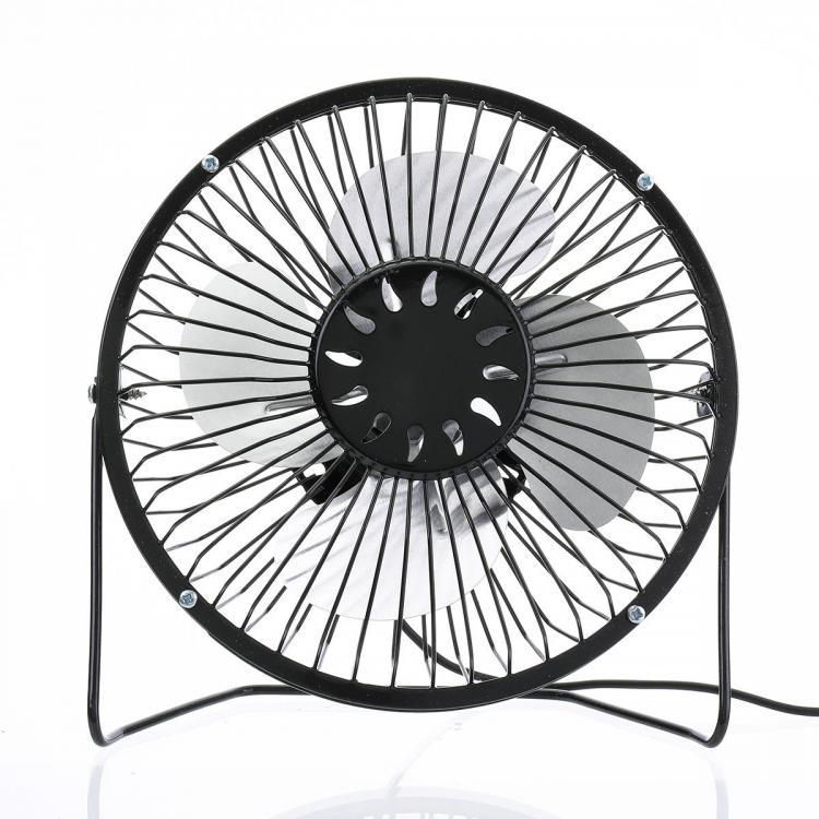 shopping מזוודות וציוד לטיולים ארוכים 6 Inch USB Small Desk Fan Portable 4 Blades Cooler Cooling Fan For Camping Travel