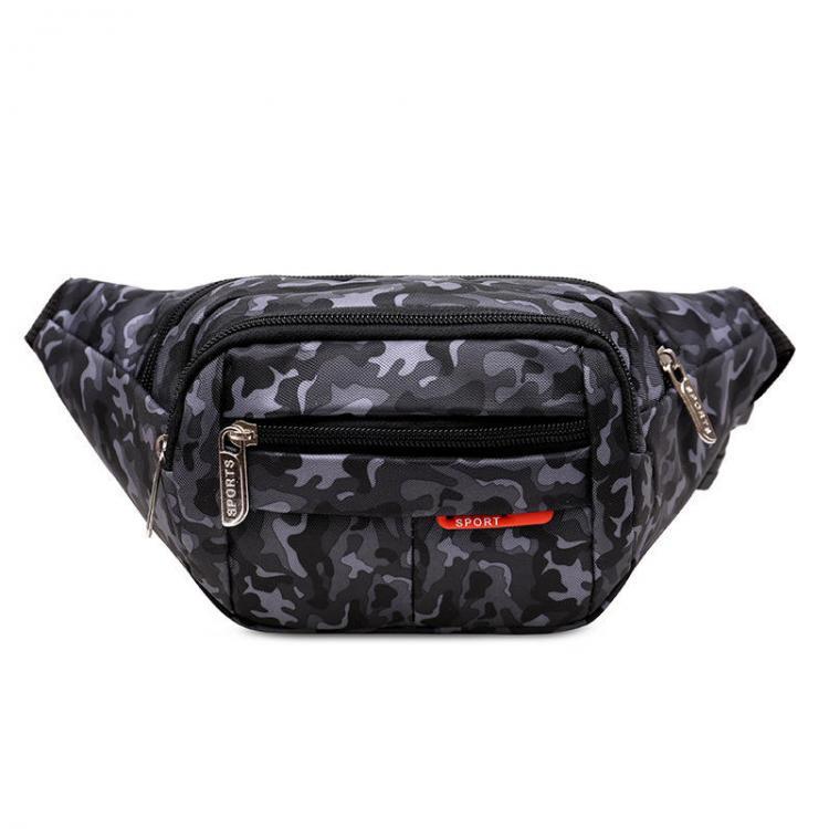shopping מזוודות וציוד לטיולים ארוכים Men's Pockets Waterproof Shoulder Slung Mobile Phone Bag Camouflage Purse Waist Bag