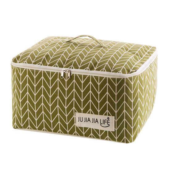 shopping מזוודות וציוד לטיולים ארוכים Cotton Linen Quilts Storage Bag Clothes Organizer Bag Folding Camping Travel Luggage Bag