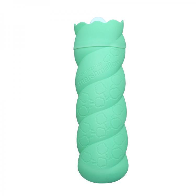 shopping מזוודות וציוד לטיולים ארוכים Xmund XD-SI1 330ML Silicone Hot Water Bottle Heating Bag Mini Hand Warmer With Knit Cover