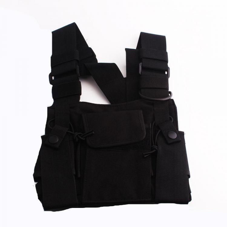 shopping ציוד טיפוס S-4291027 Chest Bag Tactical Package Walkie talkie Chest Pack On Duty Bags backpack Leather Case