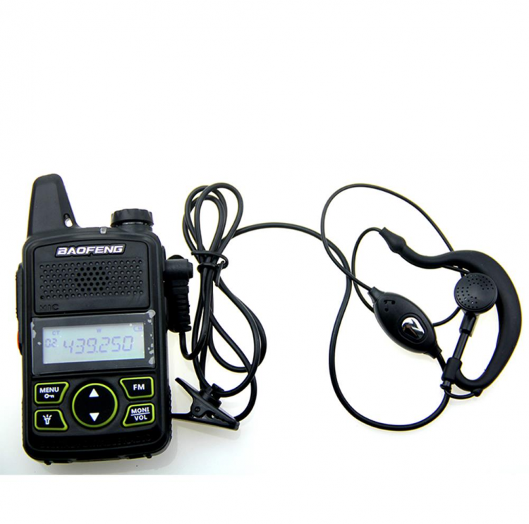 shopping ציוד טיפוס 1 Walkie Talkie Headset Earphone Line Single Y Head For Baofeng T1 UV-3R U8 U3