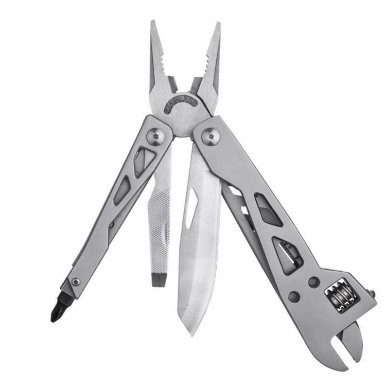 shopping ציוד טיפוס LAOTIE 9 IN 1 Multifunctional Folding Tools Pliers Wood Saw Slotted Screwdriver Wrench Outdoor Tools