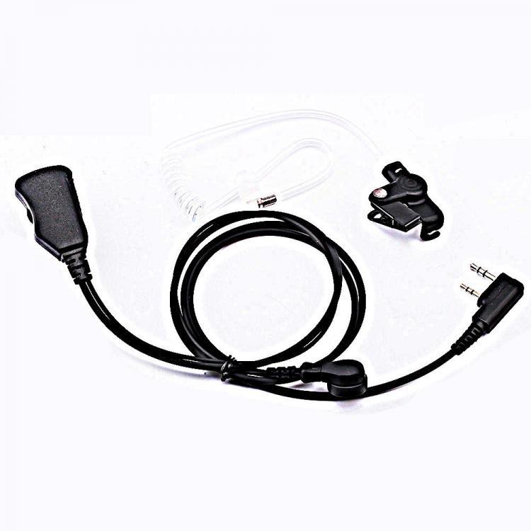shopping ציוד טיפוס Intercom Headset Volume Adjustment K Connector Air Duct Earphone