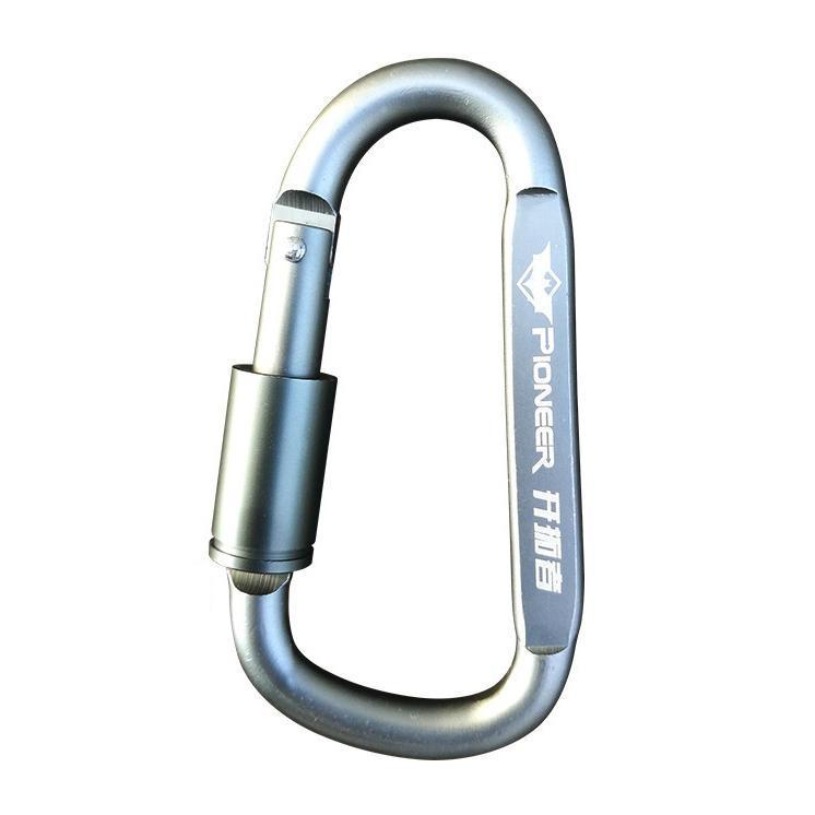 shopping ציוד טיפוס Aluminum Alloy Carabiner Multi Use Backpack Keychain Bottle Tent Rope Buckle Climbing