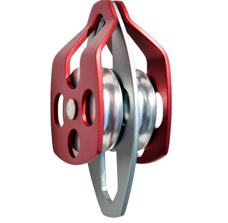 shopping ציוד טיפוס Outdoor Climbing Aluminium Magnesium Alloy Double Pulley Downhill Equipmet