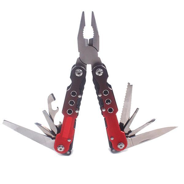shopping ציוד טיפוס 12 in 1 105mm Stainless Steel EDC Folding Pliers Multifunctional Folding Knife Screwdriver Tool