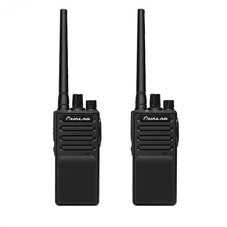 shopping ציוד טיפוס 2PCS QUALAG M8 16 Channels 400-480MHz 2-6 KM Hotel Civilian Two Way Handheld Radio Walkie Talkie