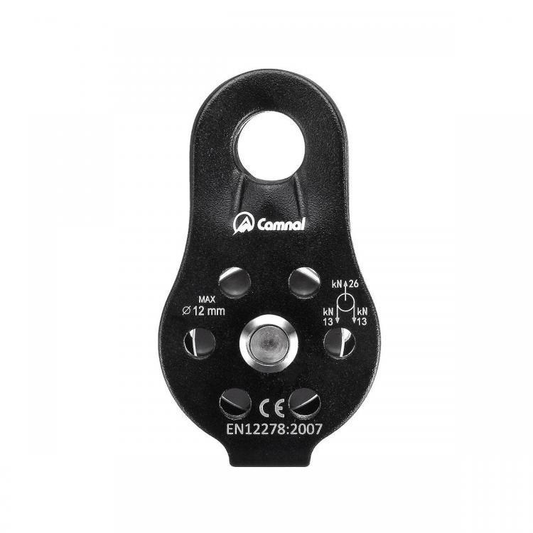 shopping ציוד טיפוס 26KN Outdoor Double Axis Double Pulley Rock Climbing Crossing Cable Pulley Aerial Work Lifting Pulley Belay