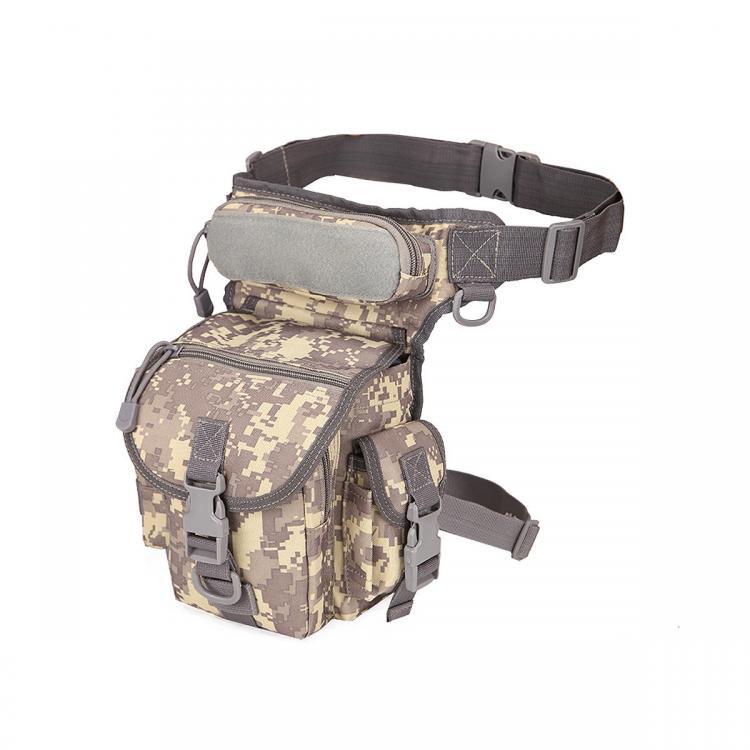 shopping ציוד טיפוס Men's Nylon Hip Drop Belt Waist Fanny Leg Bag Waterproof Military Tactical Bag