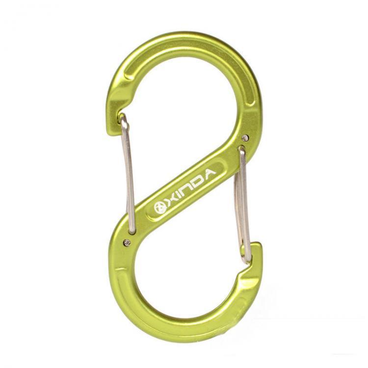 shopping ציוד טיפוס XINDA Aluminum Carabiner Keychain Outdoor Snap Clip Lock Hanging Bucle