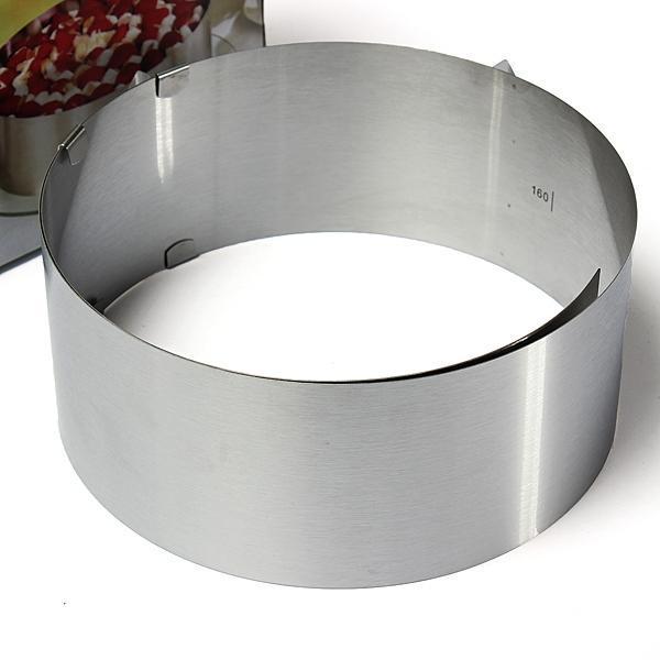 shopping מטבח ופינת אוכל DIY Adjustable Rounded Mousse Ring Retractable Circle Ring Cake Mould