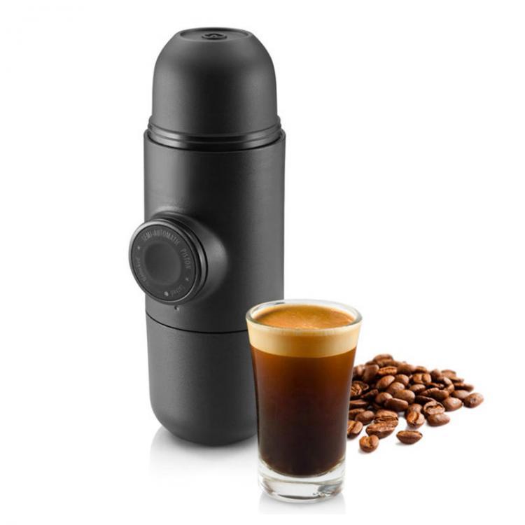 shopping מטבח ופינת אוכל KCASA KC-COFF20 Portable Manual Coffee Maker Hand Espresso Maker Mini Coffee Machine Coffee Pot Outdoor Travel design