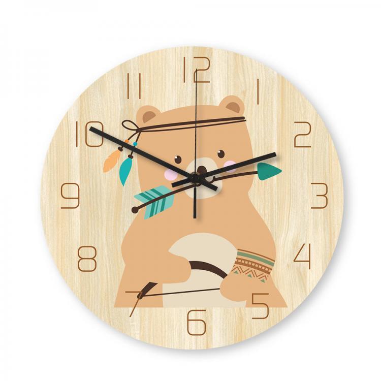 shopping מטבח ופינת אוכל Loskii CC036 Creative Wall Clock Mute Wall Clock Cartoon Wall Clock For Home Office Decorations