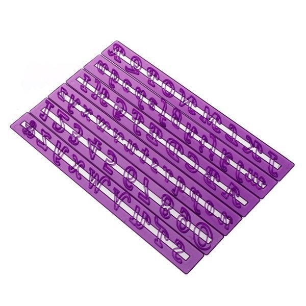 shopping מטבח ופינת אוכל Number Letter Cake Mold Fondant Paste Straight Frill Edge Gum Mold