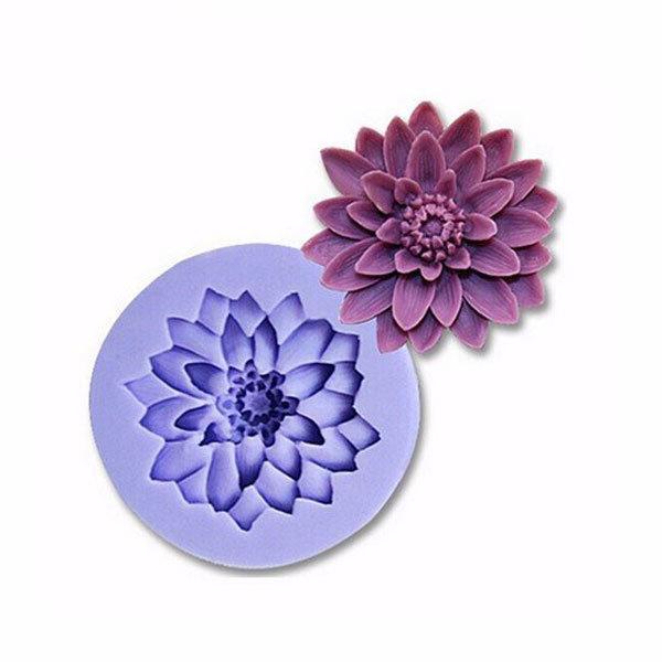 shopping מטבח ופינת אוכל Chrysanthemum Silicone Fondant Mold Cake Decorating Mould Gum Paste Sugarpaste Mold FDA LFGB