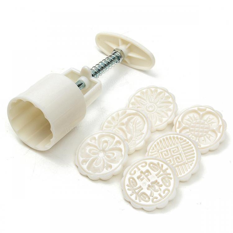 shopping מטבח ופינת אוכל Creative 6 Styles Moon Cake Pastries Sugarcraft Baking Mold Fondant Cutter Decoration Tool