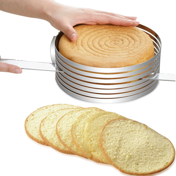 shopping מטבח ופינת אוכל 9-12Inch Stainless Steel Circle Mousse Ring Size Adjustable Cake Mould