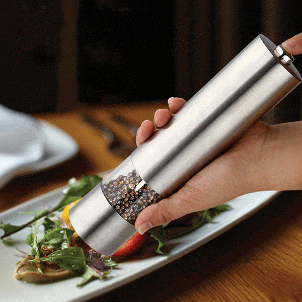 shopping מטבח ופינת אוכל Electric Stainless Steel Pepper Mills Kitchen Tool Salt Pepper Mill Grinder Muller