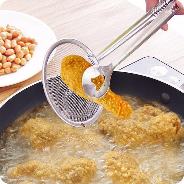 shopping מטבח ופינת אוכל Honana Kitchen Multi-Function Strainers With Clamp Stainless Steel Food Clip Sifter Colanders