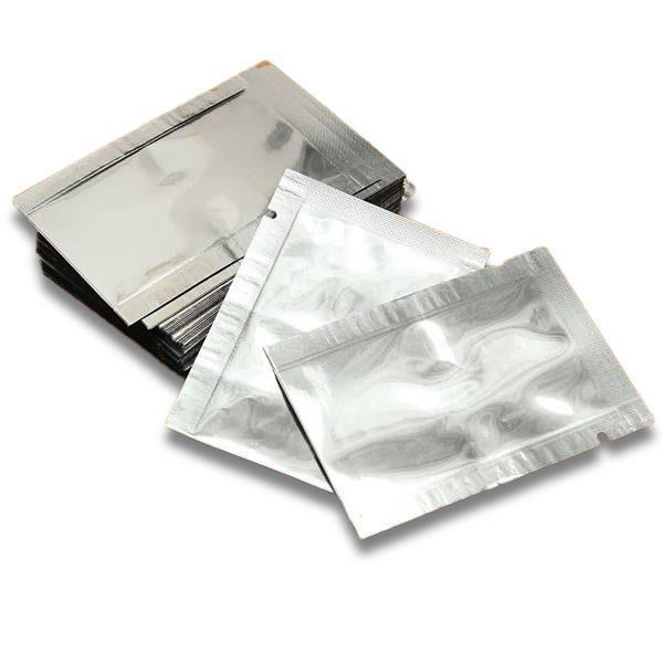 shopping מטבח ופינת אוכל 100pcs Silver Aluminum Foil Vacuum Bags Package Food Vacuum Sealed Bag