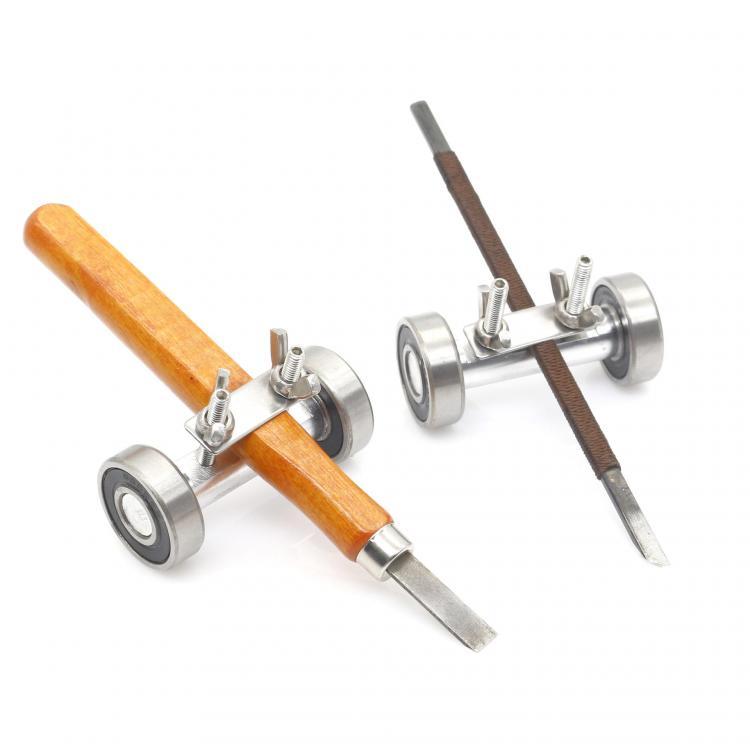 shopping מטבח ופינת אוכל Honana Home Stainless Steel Fixed Angle Sharpener Cutter Holder Leather Tool Wood Carving Tool Carving Tool Kitchen Sharpen Stone
