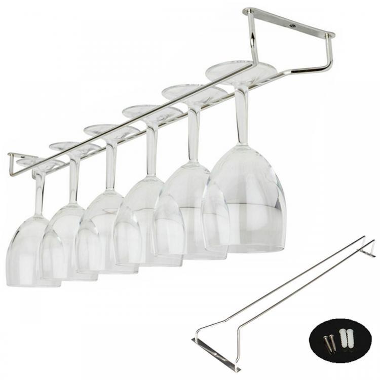 shopping מטבח ופינת אוכל 55CM Wine Champagne Goblet Glass Hanger Hanging Holder Hanging Rack