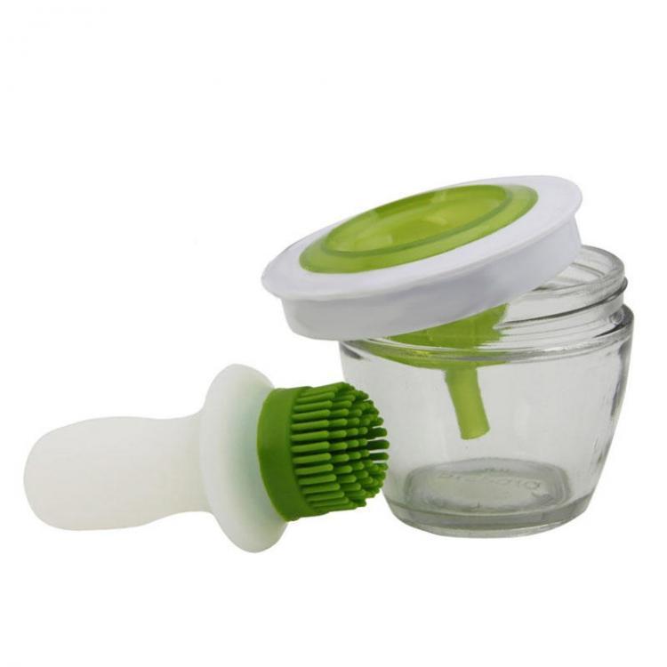 shopping מטבח ופינת אוכל Handy Kitchen Tool Grill Oil Bottle Brushes Set Tool Silicone Bake BBQ Honey Oil Bottle Brush Oil Brush Pastry Roast Meat Cooking 