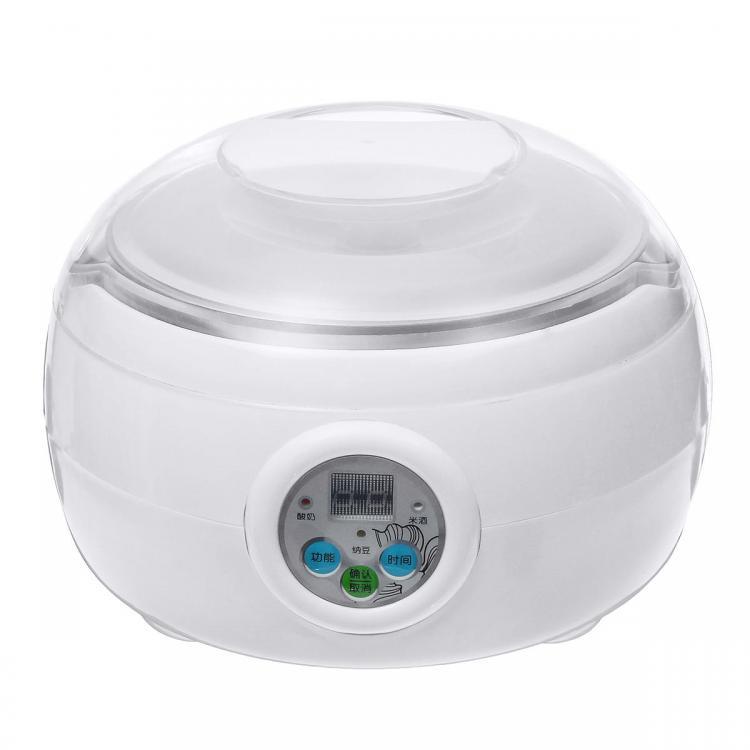 shopping מטבח ופינת אוכל Electric Automatic Yogurt Natto Rice Ice Maker Machine Cuisine Container 1.5L 15