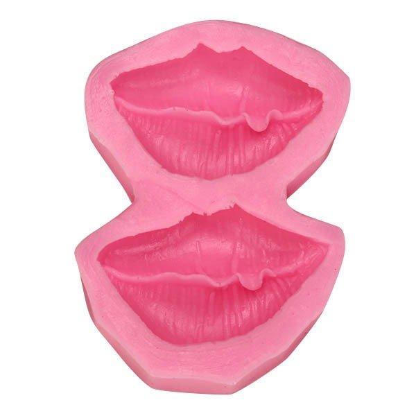 shopping מטבח ופינת אוכל Lips Silicone Fondant Mold Cake Decorating Mould Gum Paste Sugarpaste Mold FDA LFGB