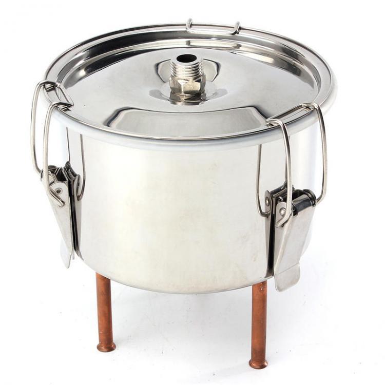 shopping מטבח ופינת אוכל 3 Gal 3L Alcohol Water Distiller Moonshine Still Stainless Boiler With Thumper Keg