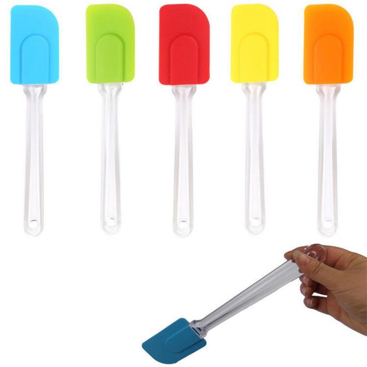 shopping מטבח ופינת אוכל Silicone Scrapers Baking Scraper Cream Butter Handled Cake Spatula Cooking Cake Brushes Pastry Tool Food-grade Silicone Spatula Ki