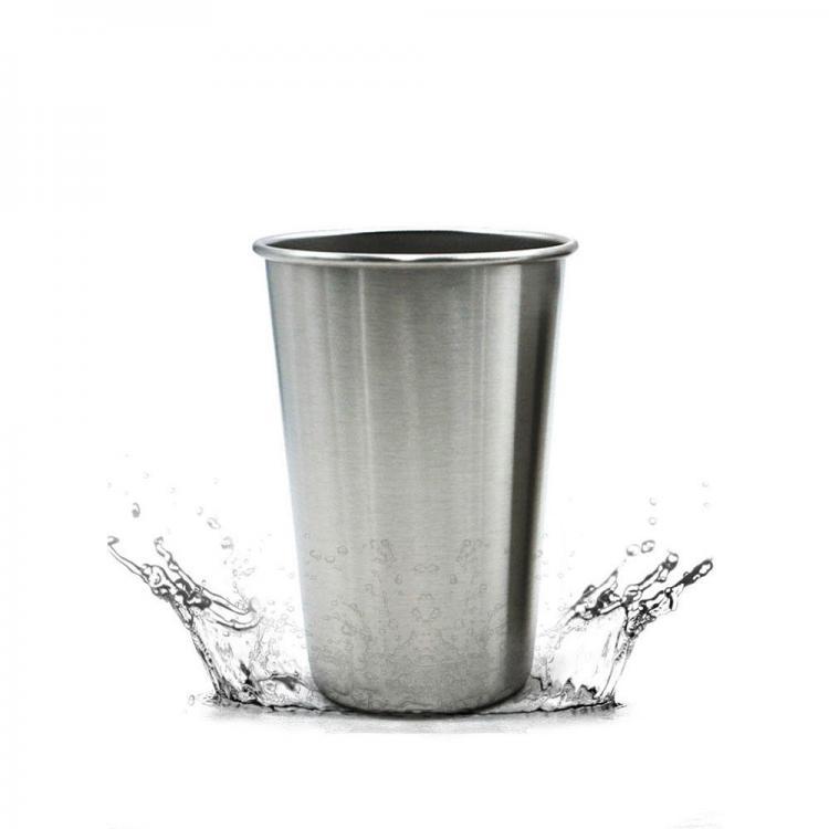 shopping מטבח ופינת אוכל 304 Stainless Steel Cup Mug Single Layer Cup Drink Cup Milk Cup 500ml Home Kitchen Drinkware Water Cup