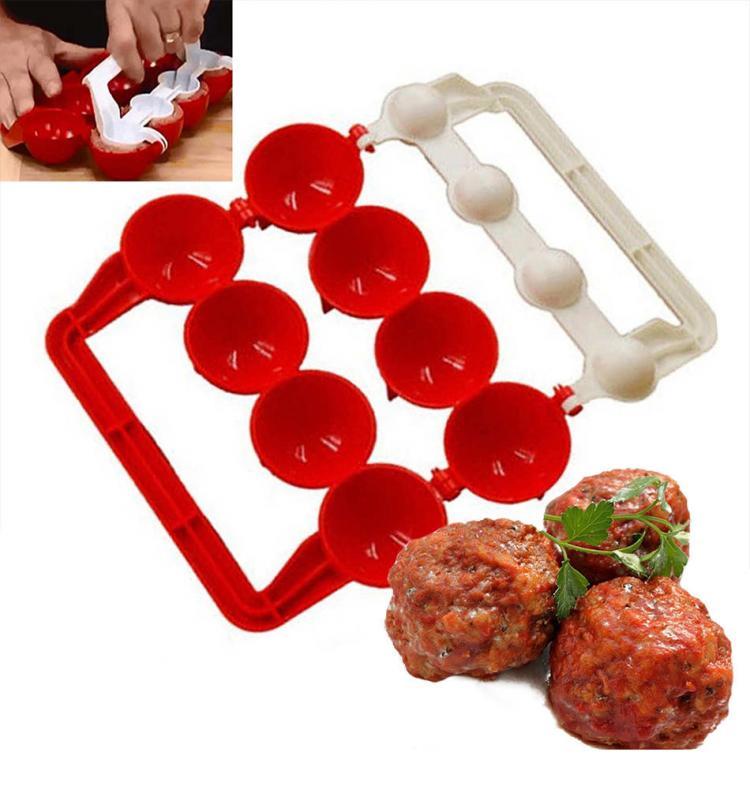 shopping מטבח ופינת אוכל Honana KT-442 Creative Meatballs Maker Food-Grade Plastic Fish Balls Molds DIY Stuffed Meat Ball Making Tools